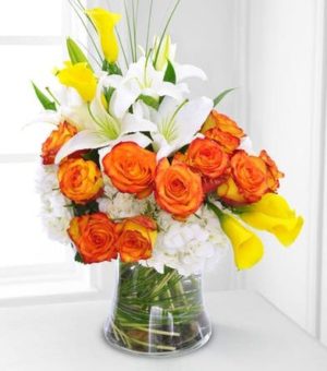 A-SPLASH-OF-SUN BOUQUET -flower-delivery-chicago