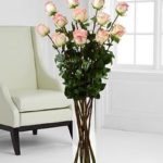 Extra-long stem pink roses,25 roses, bouquet of long stem roses, bouquet of pink roses, bouquet of roses, long stem roses, luxury bouquet, luxury roses, pink rose bouquet, romantic flowers