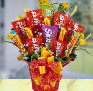 Skittles Candy Bouquet