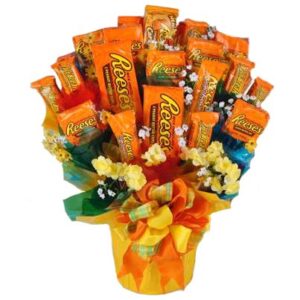 Rocking’ Reese’s Peanut Butter Cup Candy Bouquet